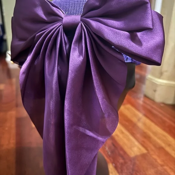 Purple and Gold Embellished Cap 1 of a kind Trucker Hat🔥💜 - Picture 3 of 3